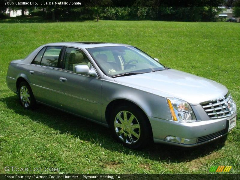 Blue Ice Metallic / Shale 2006 Cadillac DTS