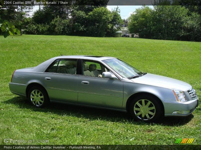 Blue Ice Metallic / Shale 2006 Cadillac DTS