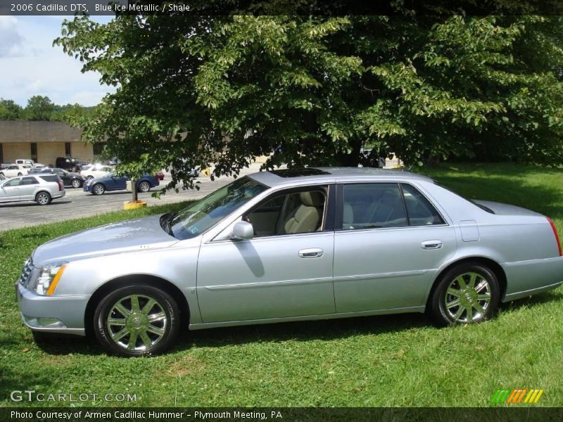 Blue Ice Metallic / Shale 2006 Cadillac DTS