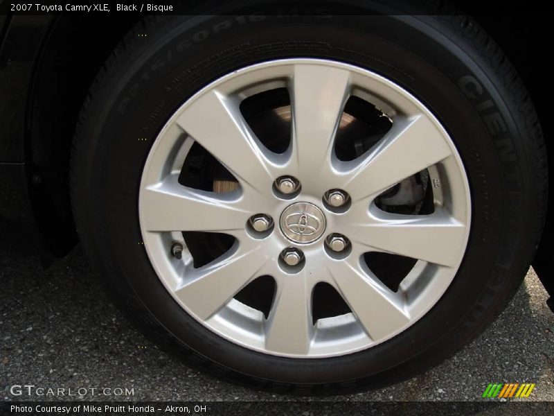 Black / Bisque 2007 Toyota Camry XLE