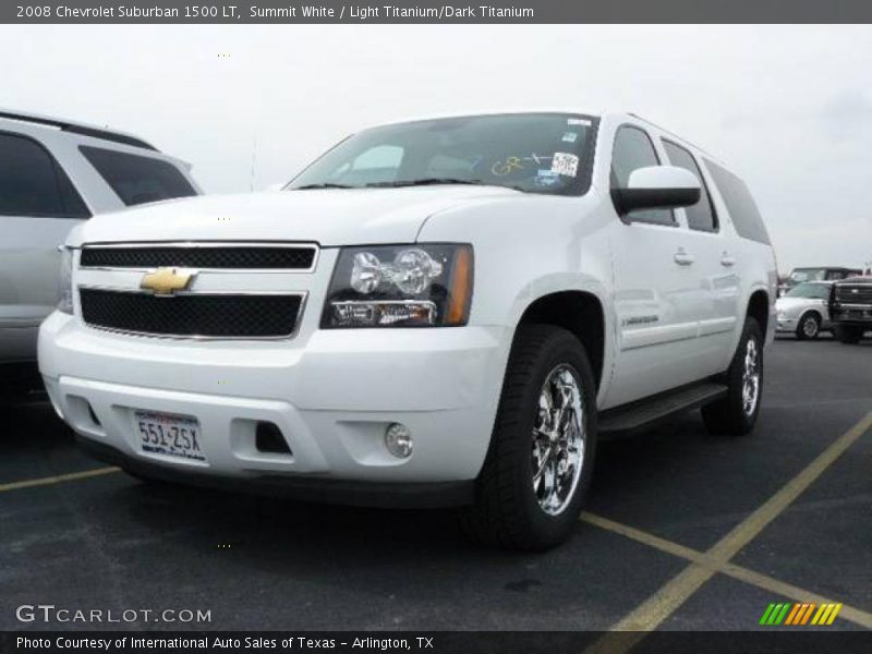 Summit White / Light Titanium/Dark Titanium 2008 Chevrolet Suburban 1500 LT