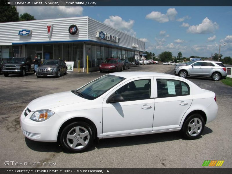 Summit White / Gray 2006 Chevrolet Cobalt LS Sedan