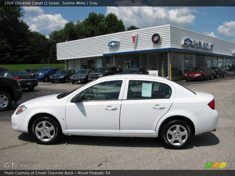 Summit White / Gray 2006 Chevrolet Cobalt LS Sedan