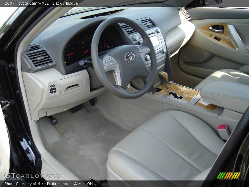Black / Bisque 2007 Toyota Camry XLE