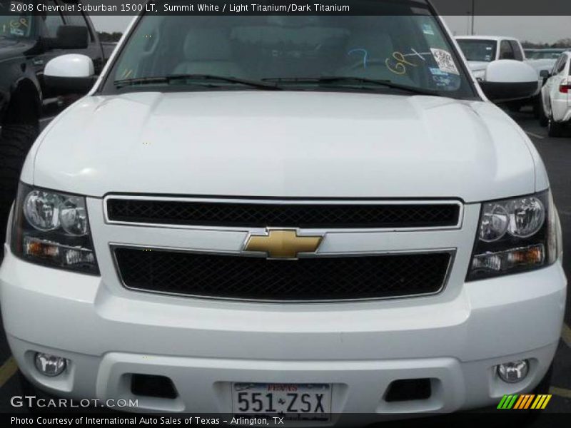 Summit White / Light Titanium/Dark Titanium 2008 Chevrolet Suburban 1500 LT