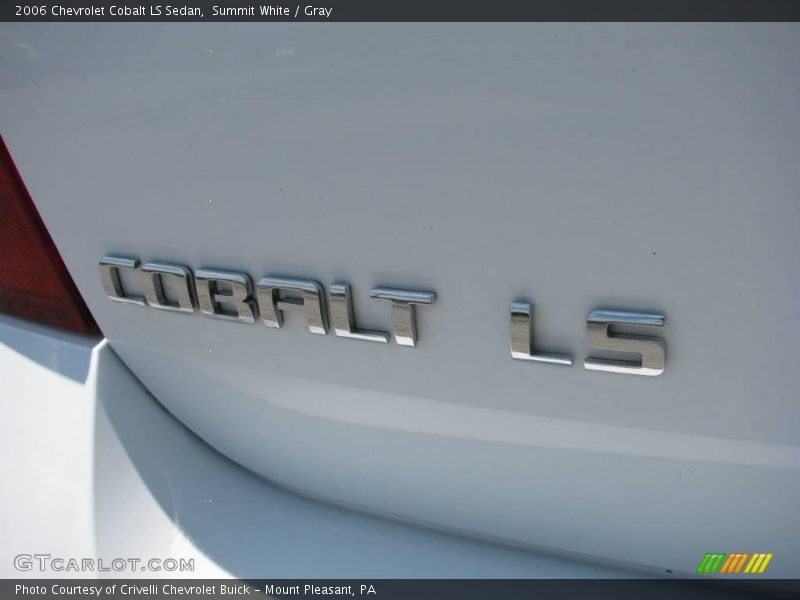 Summit White / Gray 2006 Chevrolet Cobalt LS Sedan