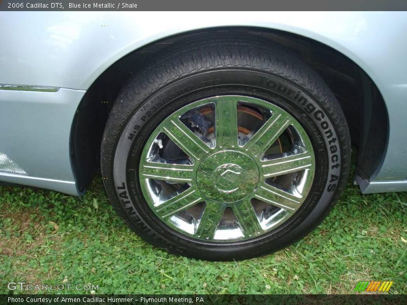 Blue Ice Metallic / Shale 2006 Cadillac DTS