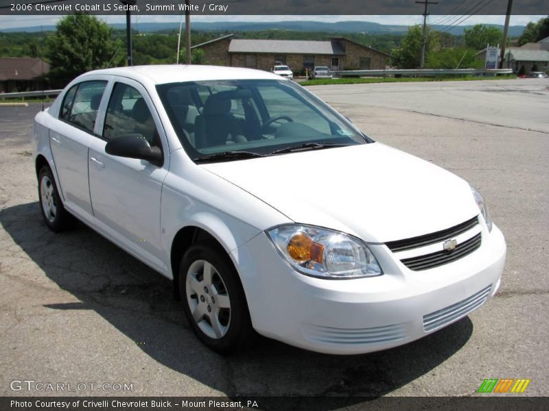 Summit White / Gray 2006 Chevrolet Cobalt LS Sedan