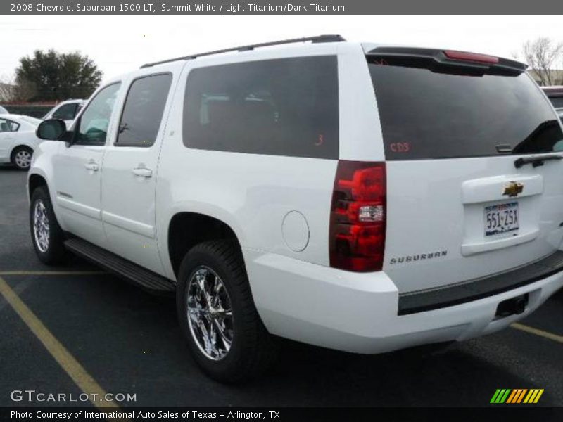 Summit White / Light Titanium/Dark Titanium 2008 Chevrolet Suburban 1500 LT