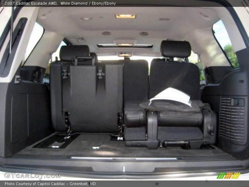 White Diamond / Ebony/Ebony 2007 Cadillac Escalade AWD