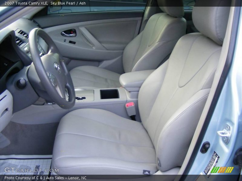 Sky Blue Pearl / Ash 2007 Toyota Camry XLE