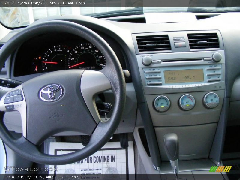 Sky Blue Pearl / Ash 2007 Toyota Camry XLE