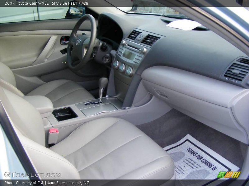Sky Blue Pearl / Ash 2007 Toyota Camry XLE