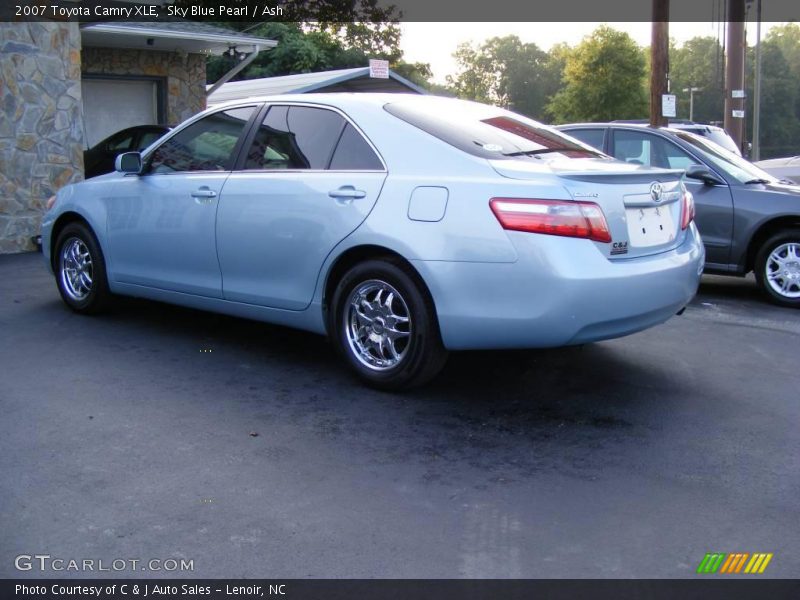 Sky Blue Pearl / Ash 2007 Toyota Camry XLE