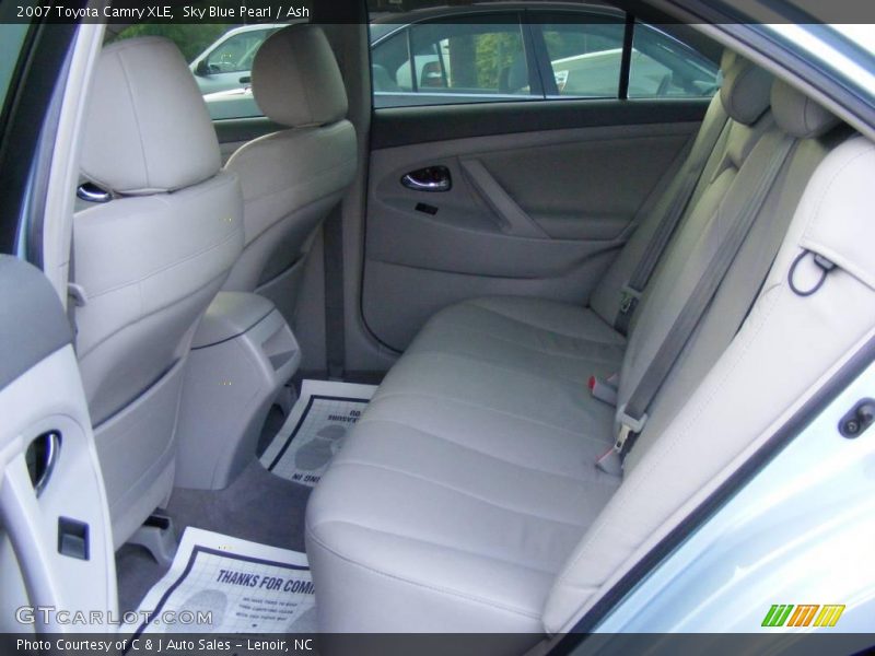 Sky Blue Pearl / Ash 2007 Toyota Camry XLE