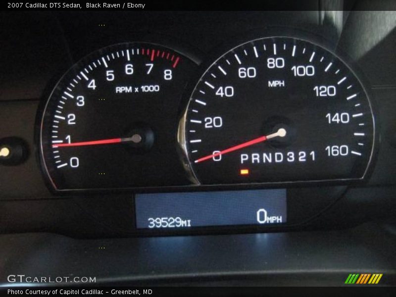 Black Raven / Ebony 2007 Cadillac DTS Sedan
