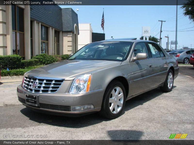 Radiant Bronze / Cashmere 2007 Cadillac DTS Luxury