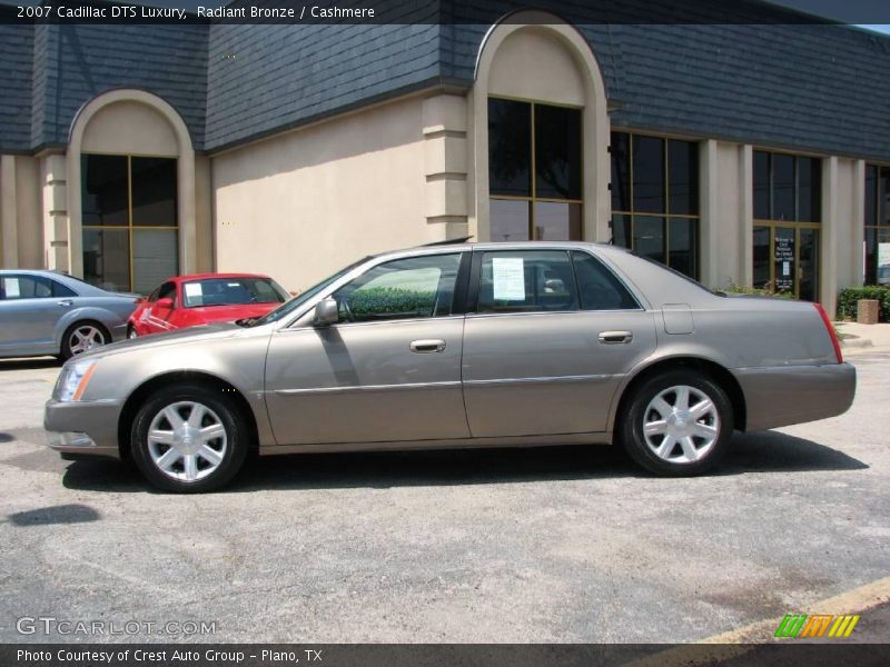 Radiant Bronze / Cashmere 2007 Cadillac DTS Luxury