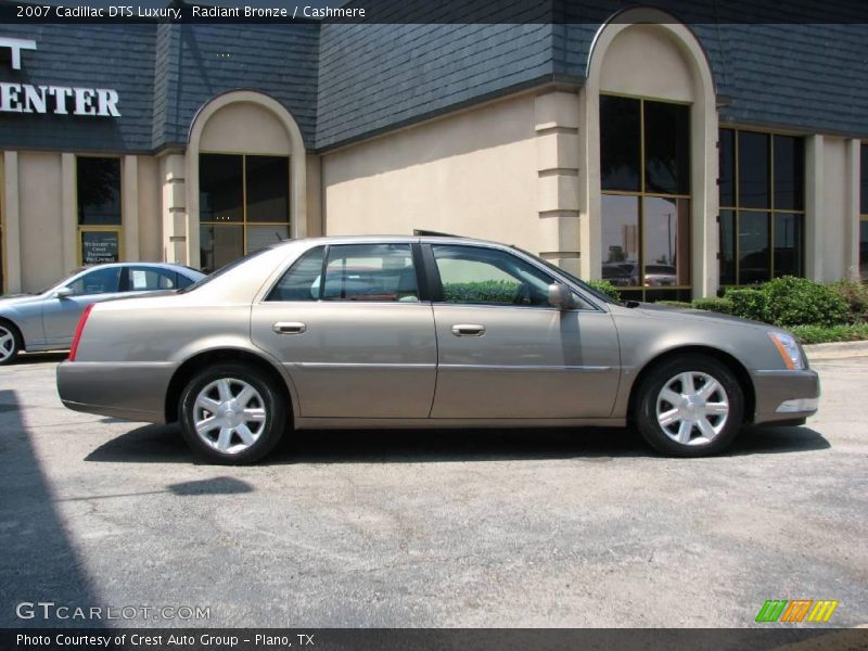 Radiant Bronze / Cashmere 2007 Cadillac DTS Luxury