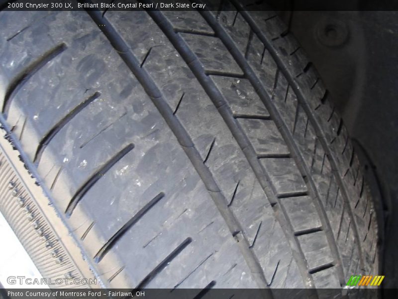 Brilliant Black Crystal Pearl / Dark Slate Gray 2008 Chrysler 300 LX