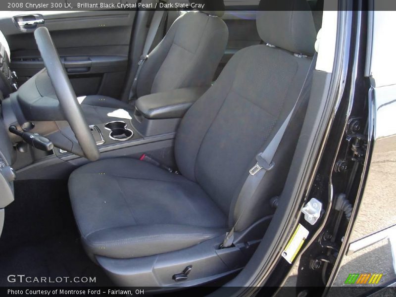 Brilliant Black Crystal Pearl / Dark Slate Gray 2008 Chrysler 300 LX