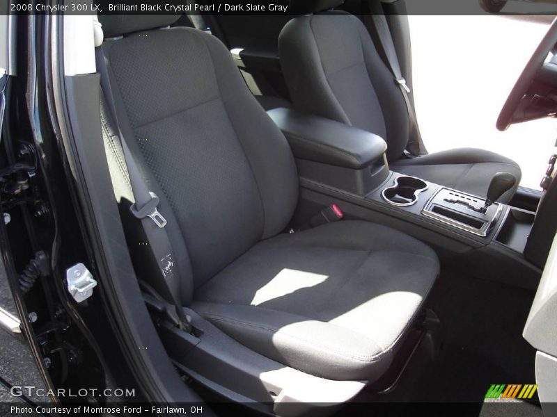 Brilliant Black Crystal Pearl / Dark Slate Gray 2008 Chrysler 300 LX