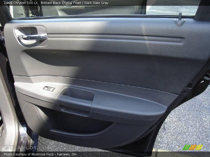 Brilliant Black Crystal Pearl / Dark Slate Gray 2008 Chrysler 300 LX