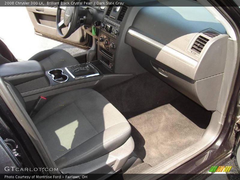 Brilliant Black Crystal Pearl / Dark Slate Gray 2008 Chrysler 300 LX