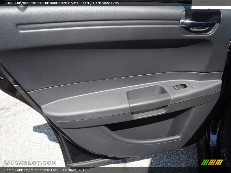 Brilliant Black Crystal Pearl / Dark Slate Gray 2008 Chrysler 300 LX