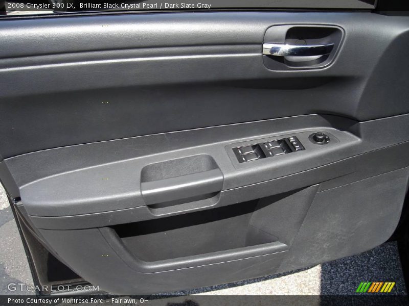 Brilliant Black Crystal Pearl / Dark Slate Gray 2008 Chrysler 300 LX