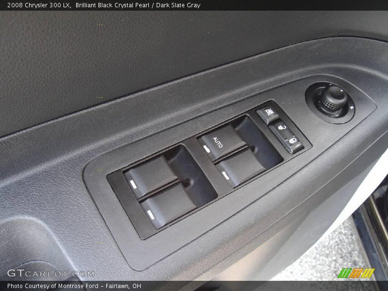 Brilliant Black Crystal Pearl / Dark Slate Gray 2008 Chrysler 300 LX