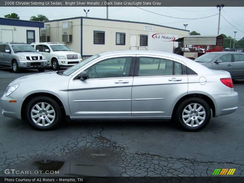Bright Silver Metallic / Dark Slate Gray/Light Slate Gray 2008 Chrysler Sebring LX Sedan