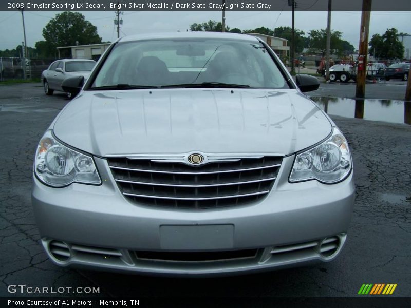 Bright Silver Metallic / Dark Slate Gray/Light Slate Gray 2008 Chrysler Sebring LX Sedan
