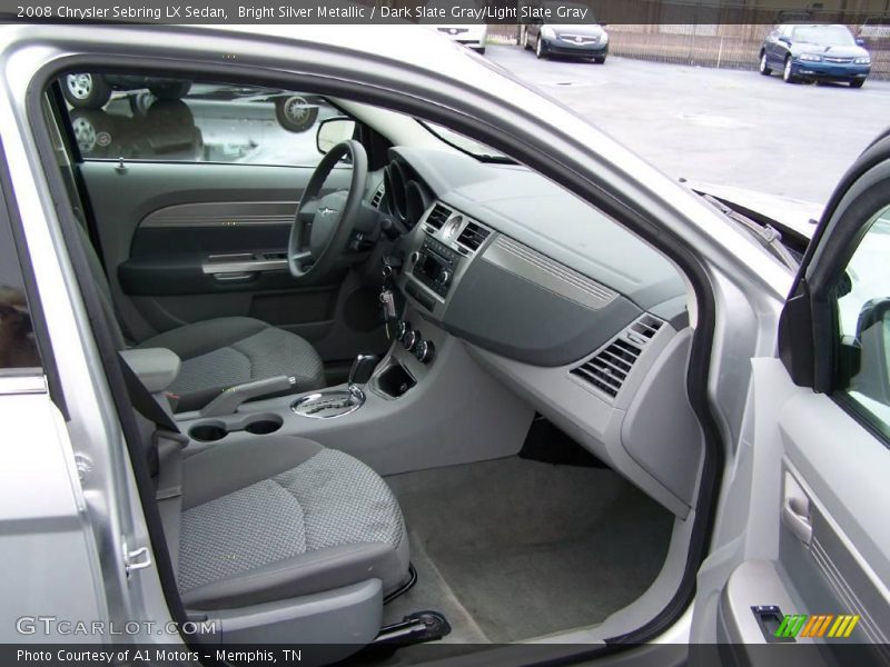 Bright Silver Metallic / Dark Slate Gray/Light Slate Gray 2008 Chrysler Sebring LX Sedan