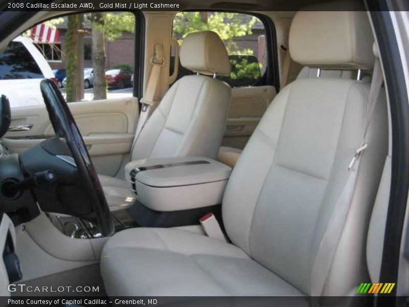 Gold Mist / Light Cashmere 2008 Cadillac Escalade AWD