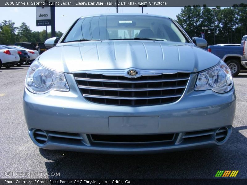 Clearwater Blue Pearl / Dark Khaki/Light Graystone 2008 Chrysler Sebring Touring Sedan