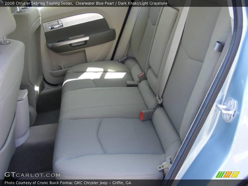 Clearwater Blue Pearl / Dark Khaki/Light Graystone 2008 Chrysler Sebring Touring Sedan