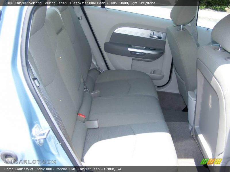 Clearwater Blue Pearl / Dark Khaki/Light Graystone 2008 Chrysler Sebring Touring Sedan