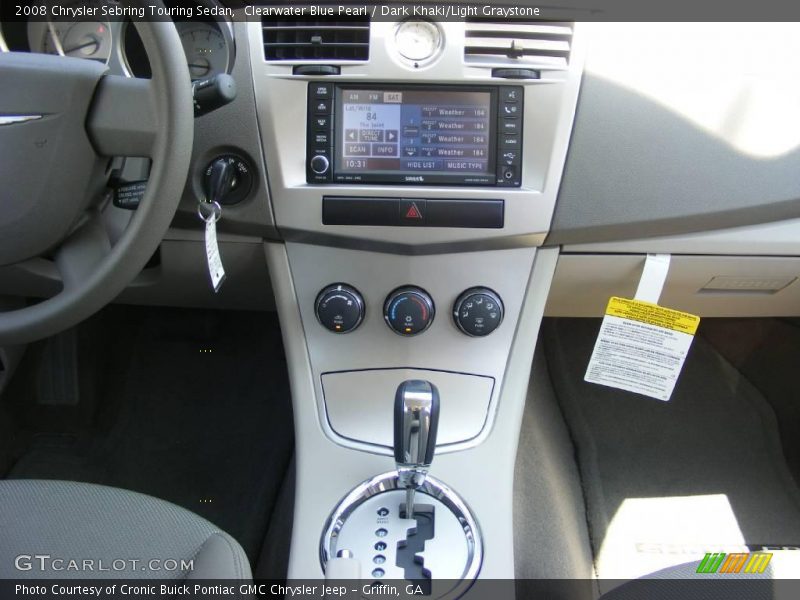 Clearwater Blue Pearl / Dark Khaki/Light Graystone 2008 Chrysler Sebring Touring Sedan