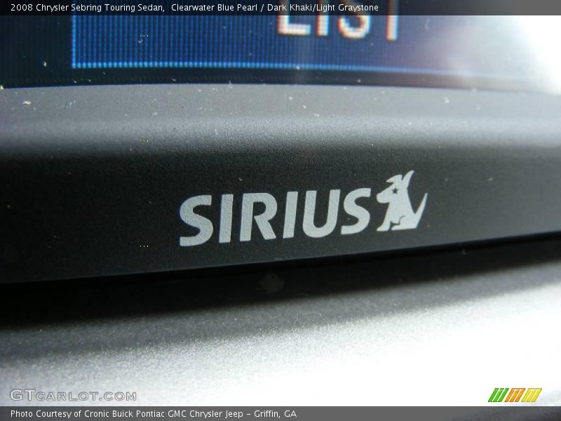 Clearwater Blue Pearl / Dark Khaki/Light Graystone 2008 Chrysler Sebring Touring Sedan