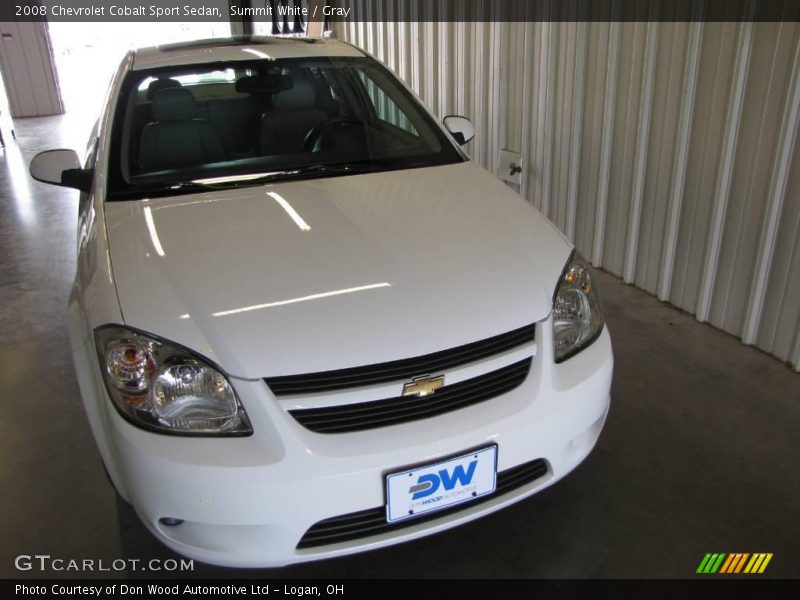 Summit White / Gray 2008 Chevrolet Cobalt Sport Sedan