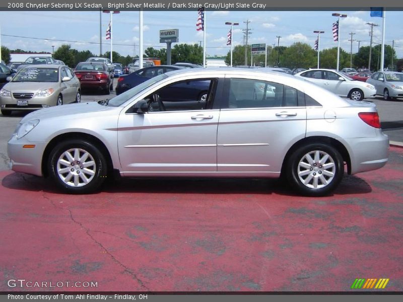 Bright Silver Metallic / Dark Slate Gray/Light Slate Gray 2008 Chrysler Sebring LX Sedan