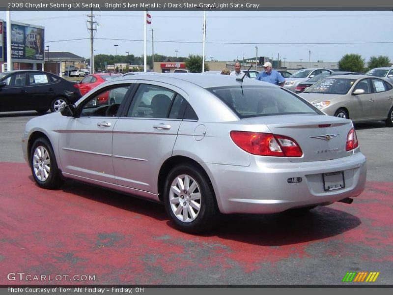 Bright Silver Metallic / Dark Slate Gray/Light Slate Gray 2008 Chrysler Sebring LX Sedan
