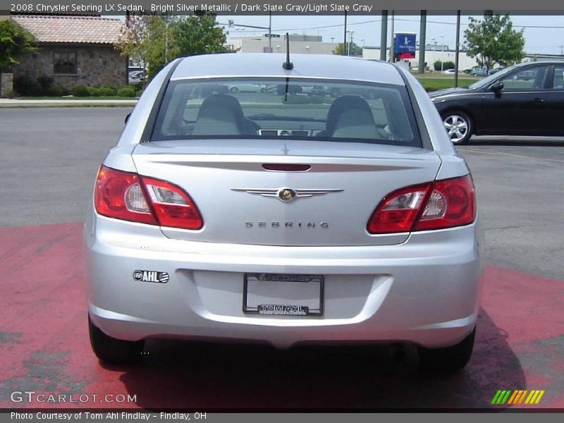 Bright Silver Metallic / Dark Slate Gray/Light Slate Gray 2008 Chrysler Sebring LX Sedan