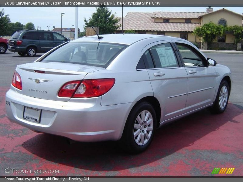 Bright Silver Metallic / Dark Slate Gray/Light Slate Gray 2008 Chrysler Sebring LX Sedan