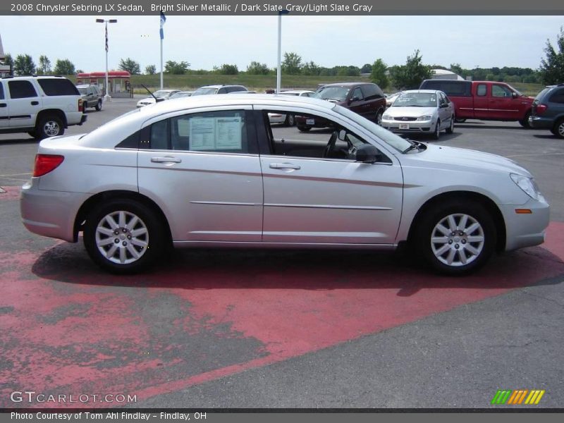 Bright Silver Metallic / Dark Slate Gray/Light Slate Gray 2008 Chrysler Sebring LX Sedan