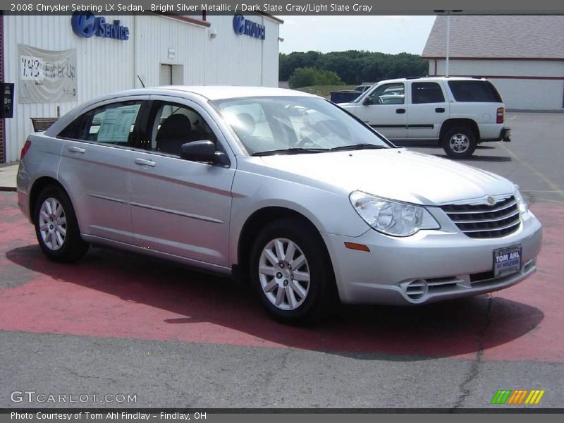 Bright Silver Metallic / Dark Slate Gray/Light Slate Gray 2008 Chrysler Sebring LX Sedan