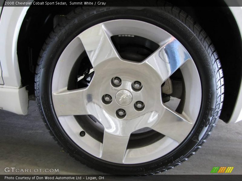 Summit White / Gray 2008 Chevrolet Cobalt Sport Sedan