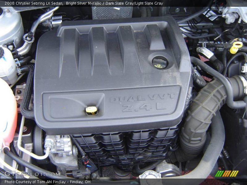 Bright Silver Metallic / Dark Slate Gray/Light Slate Gray 2008 Chrysler Sebring LX Sedan