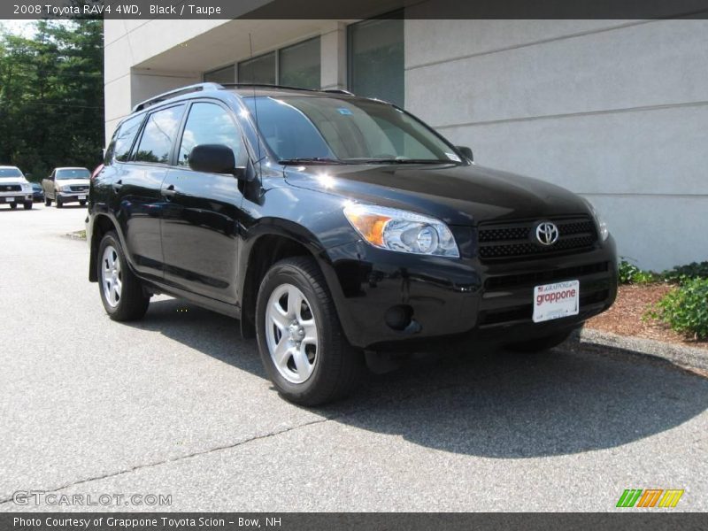 Black / Taupe 2008 Toyota RAV4 4WD